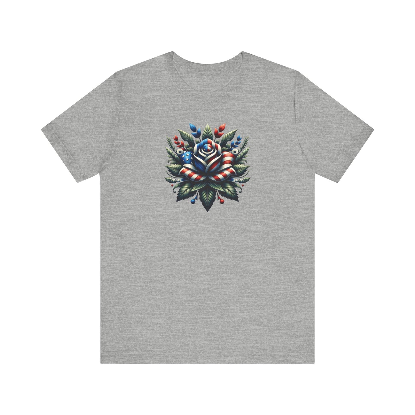 Floral Patriotic T-Shirt