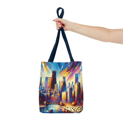 Chicago Skyline Tote Bag