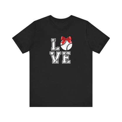 Ribbon Love Baseball T-Shirt