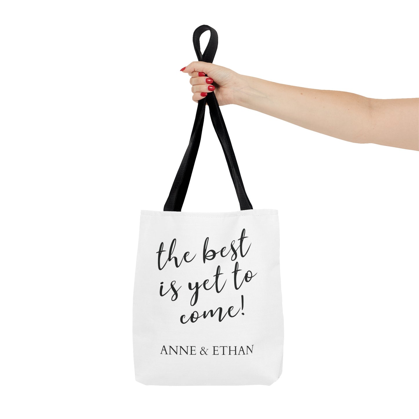 Personalized Wedding Name Tote Bag