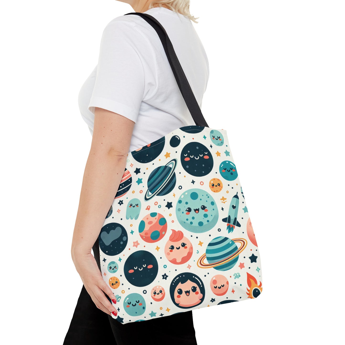 Kid's Planets Pattern Tote Bag