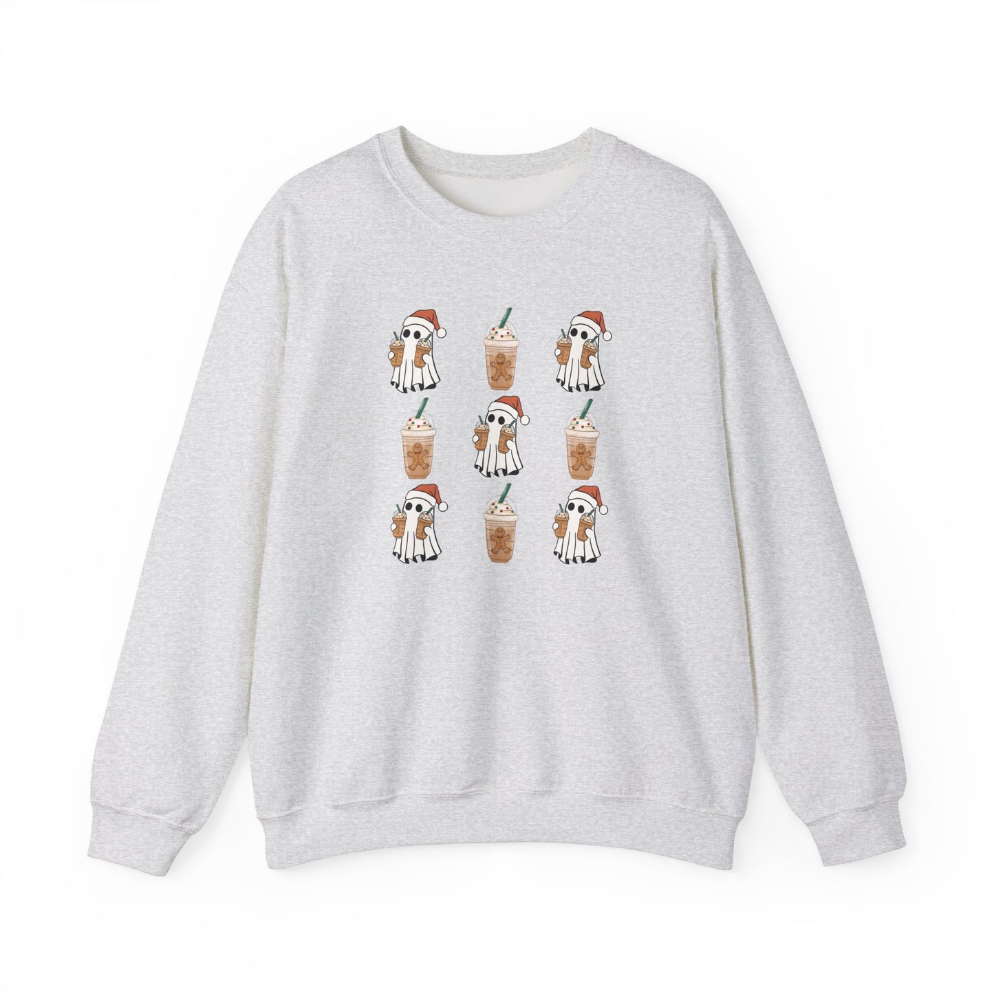 Ghost Santa Iced Coffee Sweatshirt