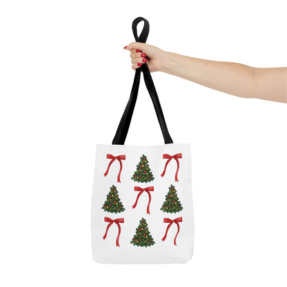 Christmas Bow Collage Tote Bag