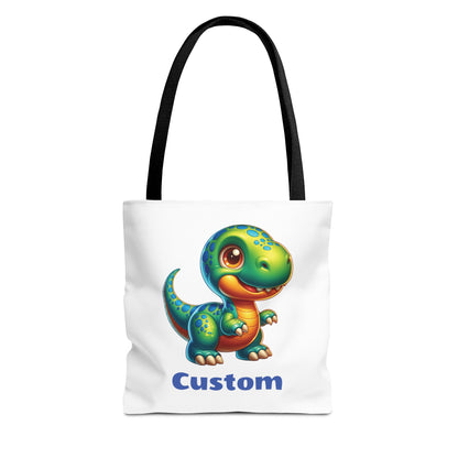 Personalized Dinosaur Tote Bag