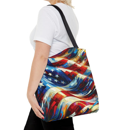 American Flag Tote Bag