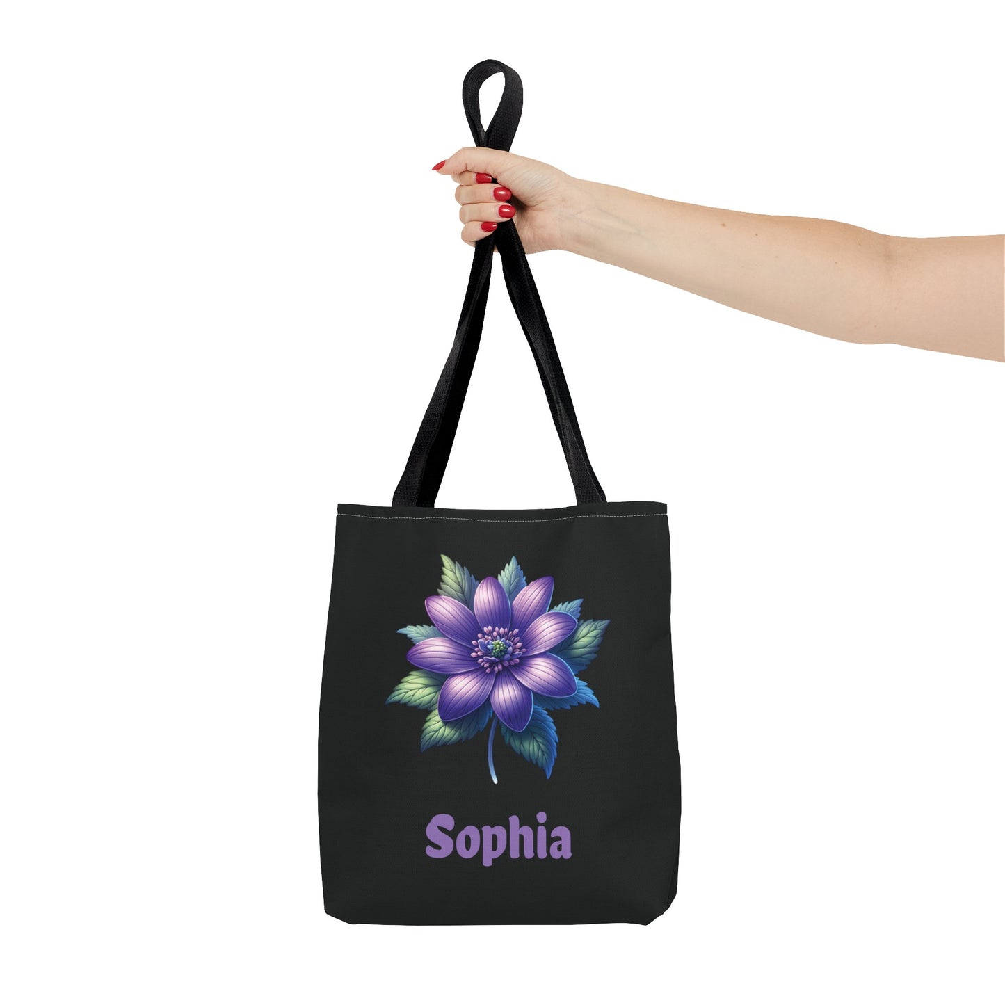 Personalized February Birthday Tote Bag - Violet