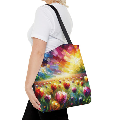 Field of Tulips Tote Bag