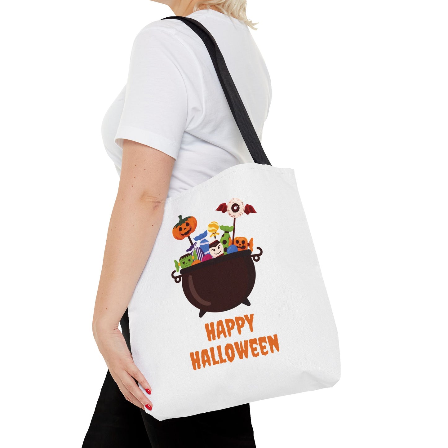 Halloween Kettle Cauldron Tote Bag