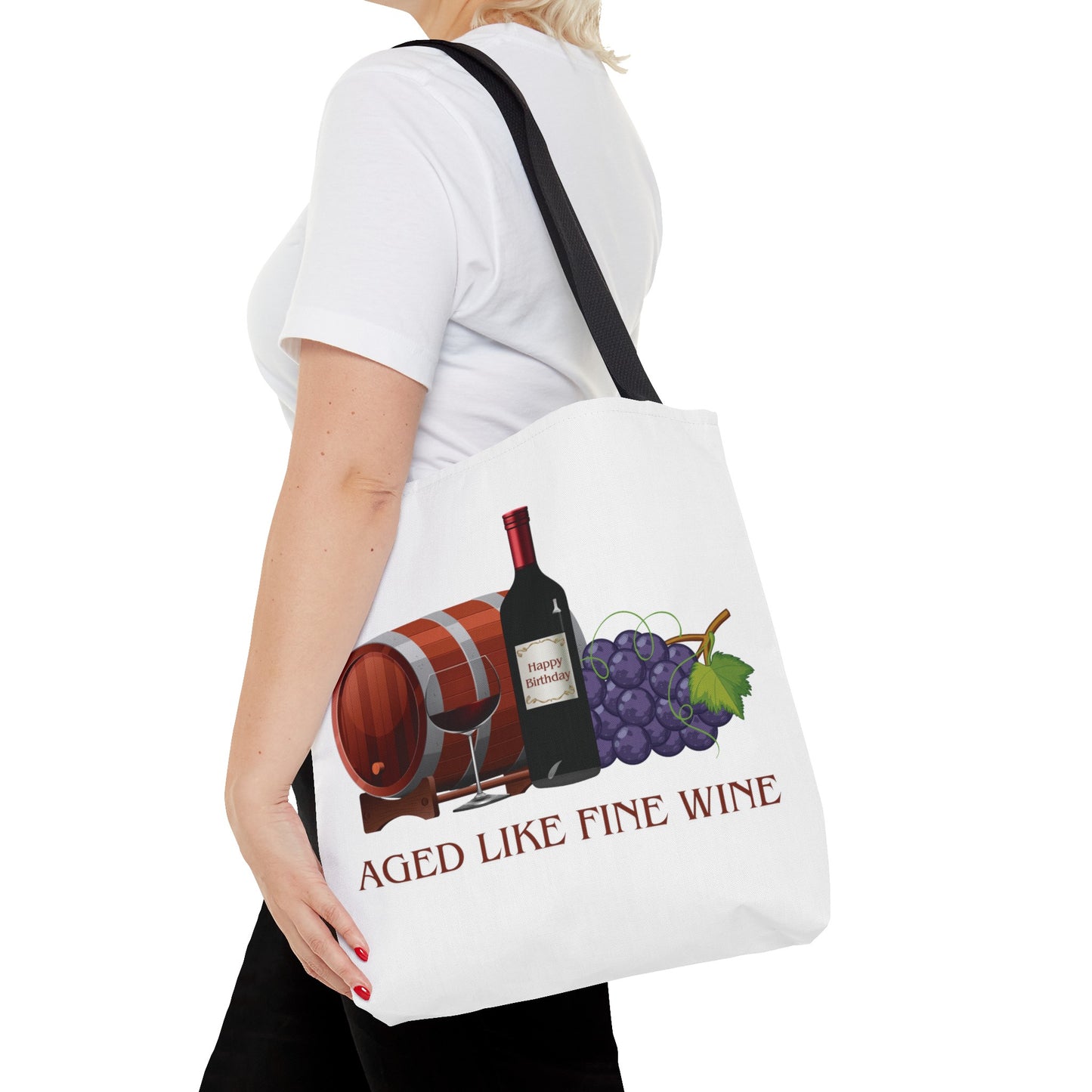 Personalized Aged Like Fine Wine Tote Bag