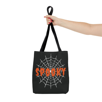 Spooky Halloween Web Tote Bag