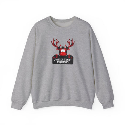 Personalized Plaid Moose Sweatshirt