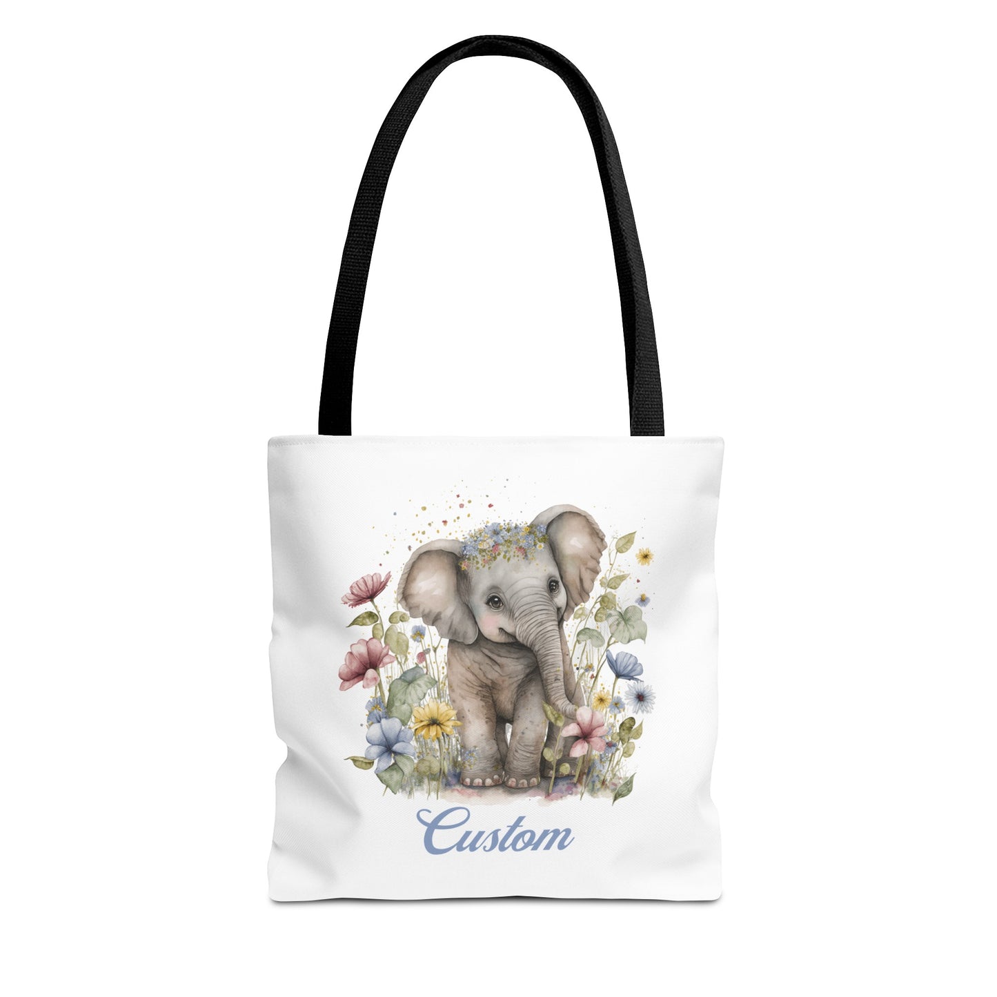 Personalized Nursery Elephant Bag