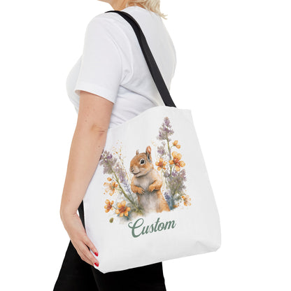 Personalized Nursery Squirrel Bag