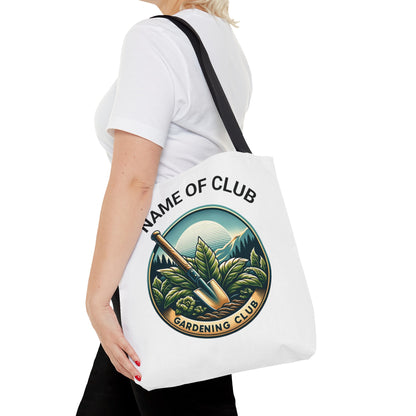 Personalized Gardening Club Tote Bag