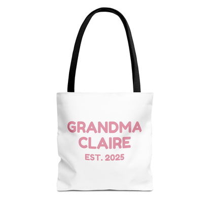 Personalized Grandma 2025 Tote Bag