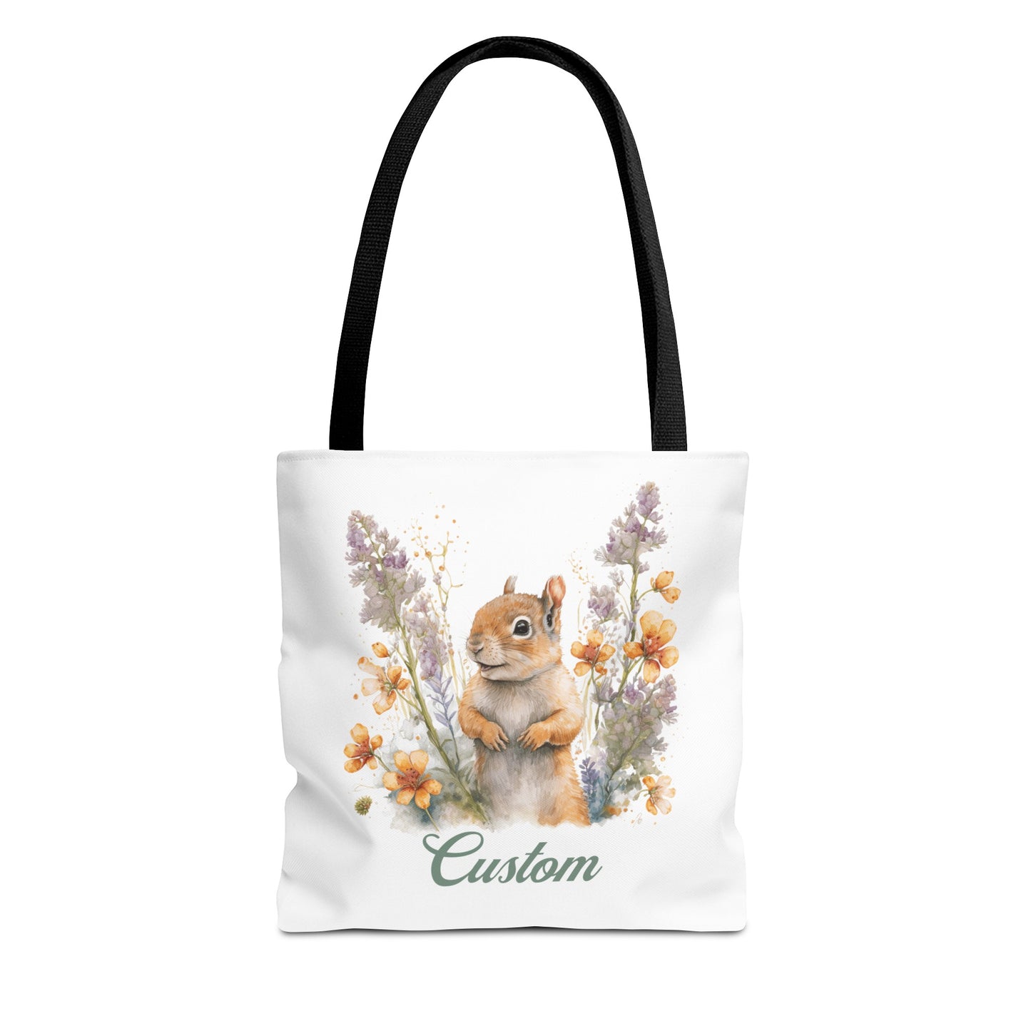 Personalized Nursery Squirrel Bag