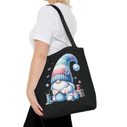 Knitting Gnome Tote Bag