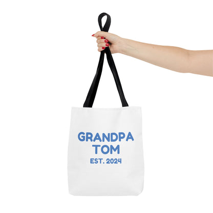 Personalized Grandpa 2024 Tote Bag