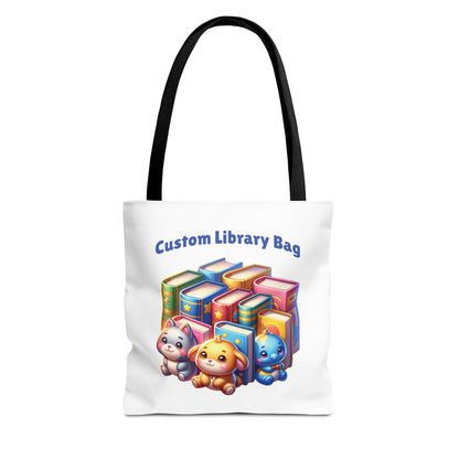 Personalized Library Bag - Blue