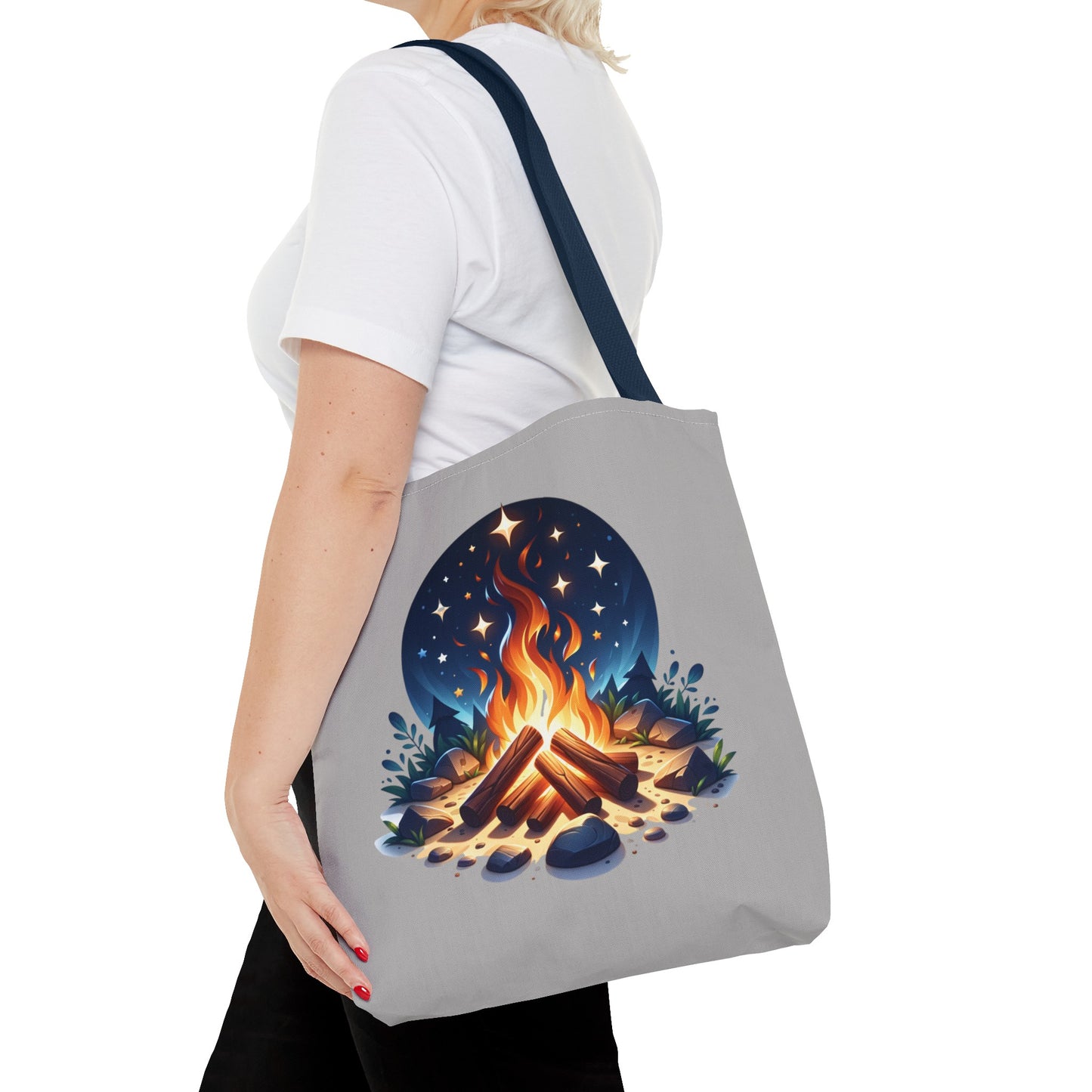 Personalized Campfire Tote Bag