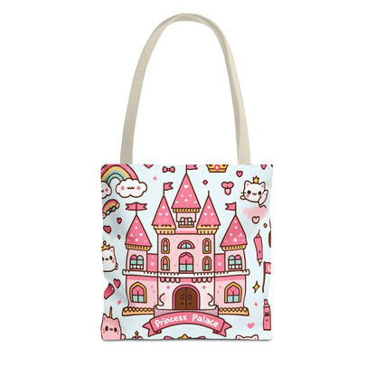 Kid's Princess Palace Pattern Tote Bag