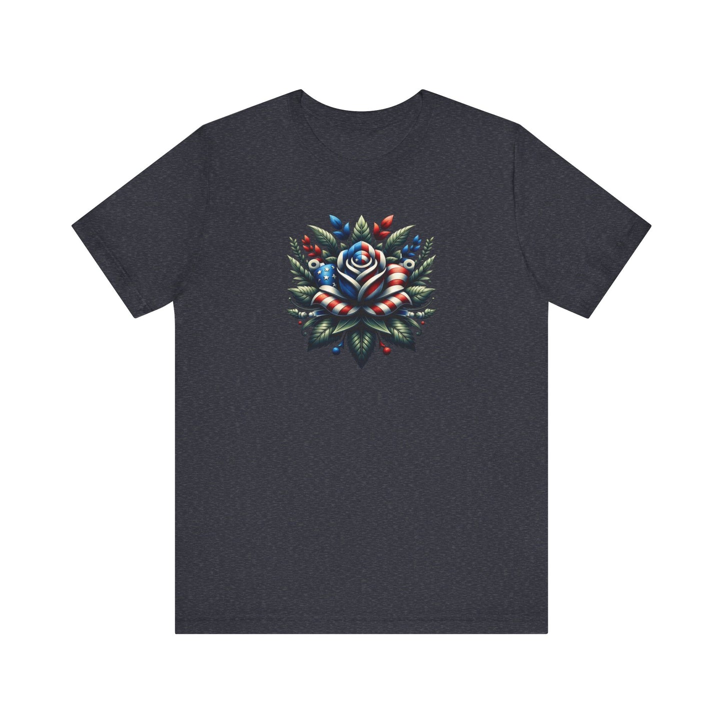 Floral Patriotic T-Shirt