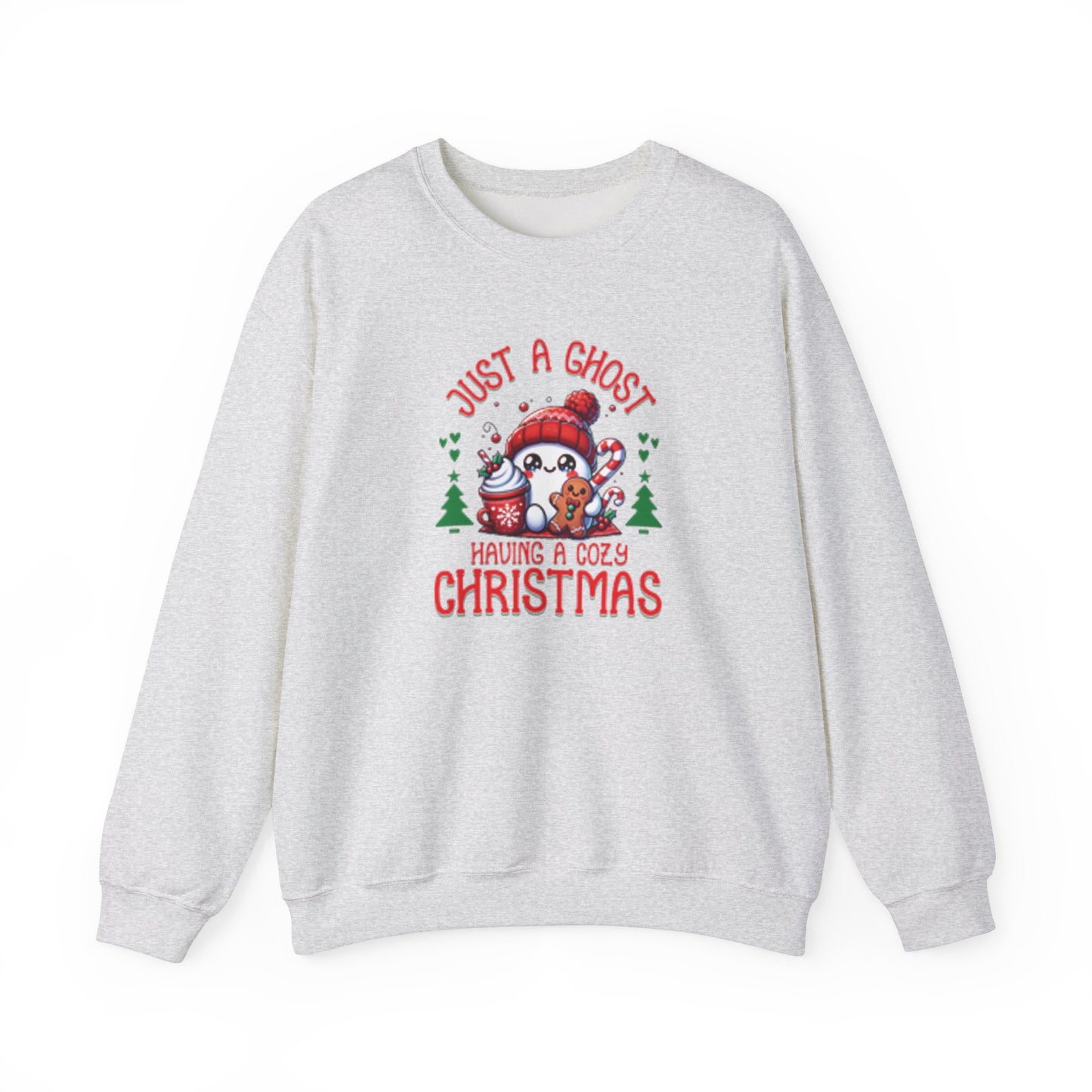 Ghost Cozy Christmas Sweatshirt