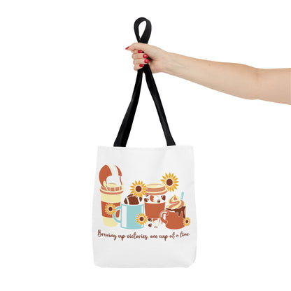 Brewing Up Victories Tote Bag