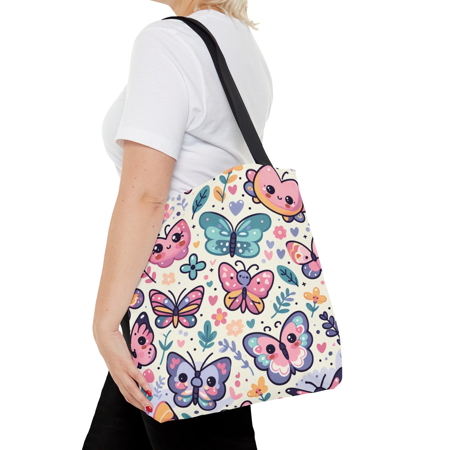 Kid's Butterfly Pattern Tote Bag