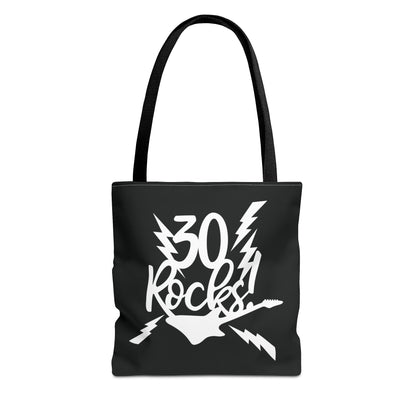 Personalized 30th Rocks Birthday Tote Bag