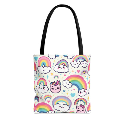 Kid's Rainbow Pattern Tote Bag