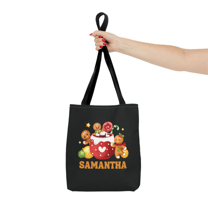 Personalized Gingerbread Cookie Tote Bag