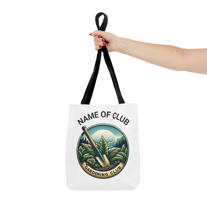 Personalized Gardening Club Tote Bag