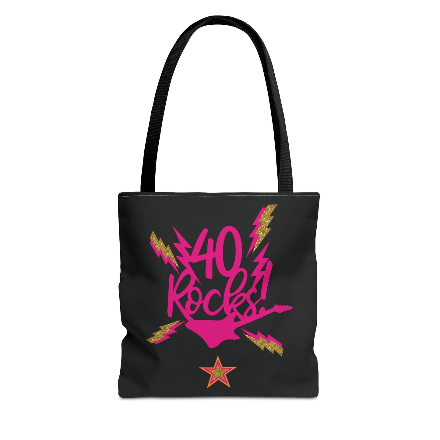 Personalized 40th Rocks Birthday Tote Bag