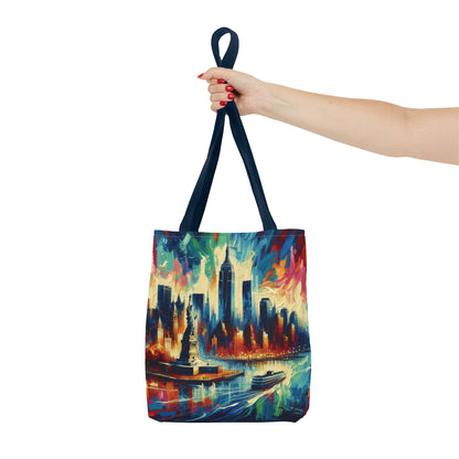 New York Skyline Tote Bag