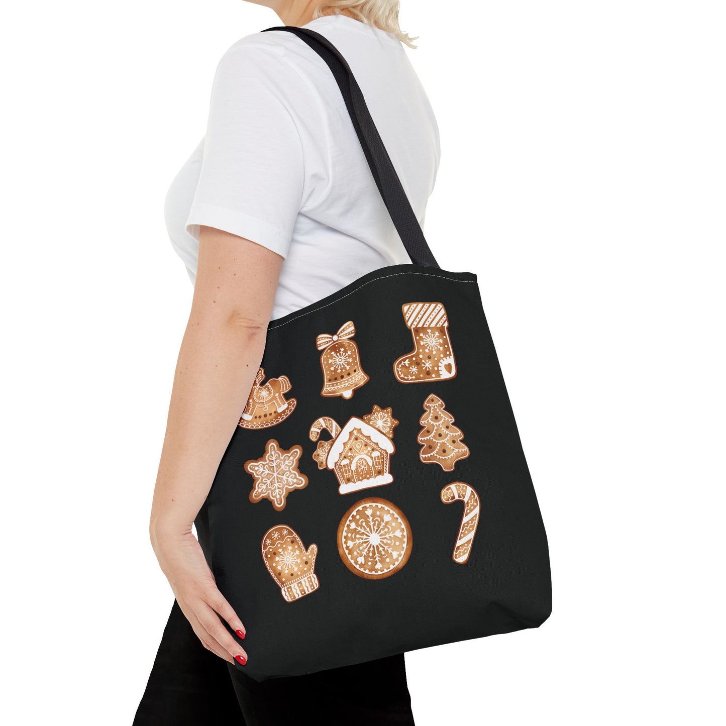 Christmas Cookie Collage Tote Bag