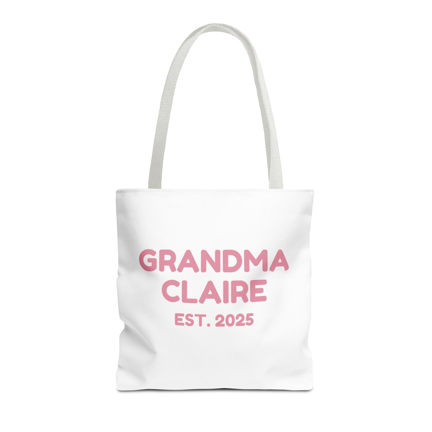 Personalized Grandma 2025 Tote Bag