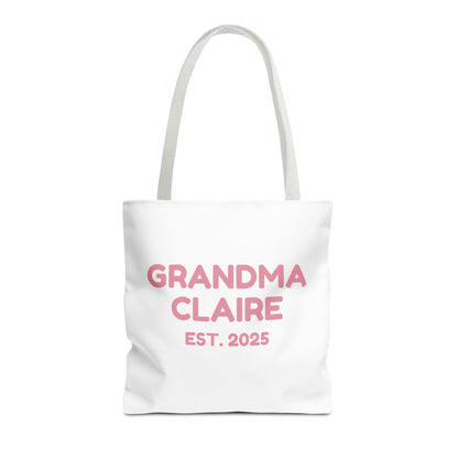 Personalized Grandma 2025 Tote Bag