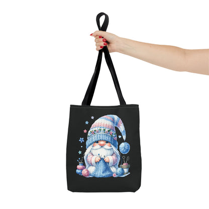 Gnome Knitting Tote Bag