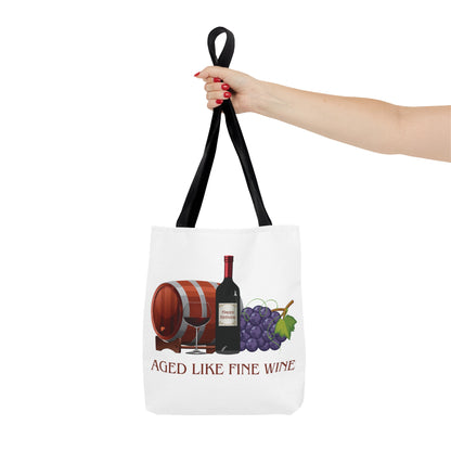 Personalized Aged Like Fine Wine Tote Bag