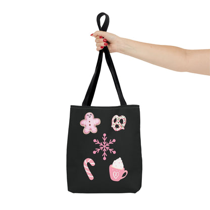 Pink Christmas Treats Tote Bag