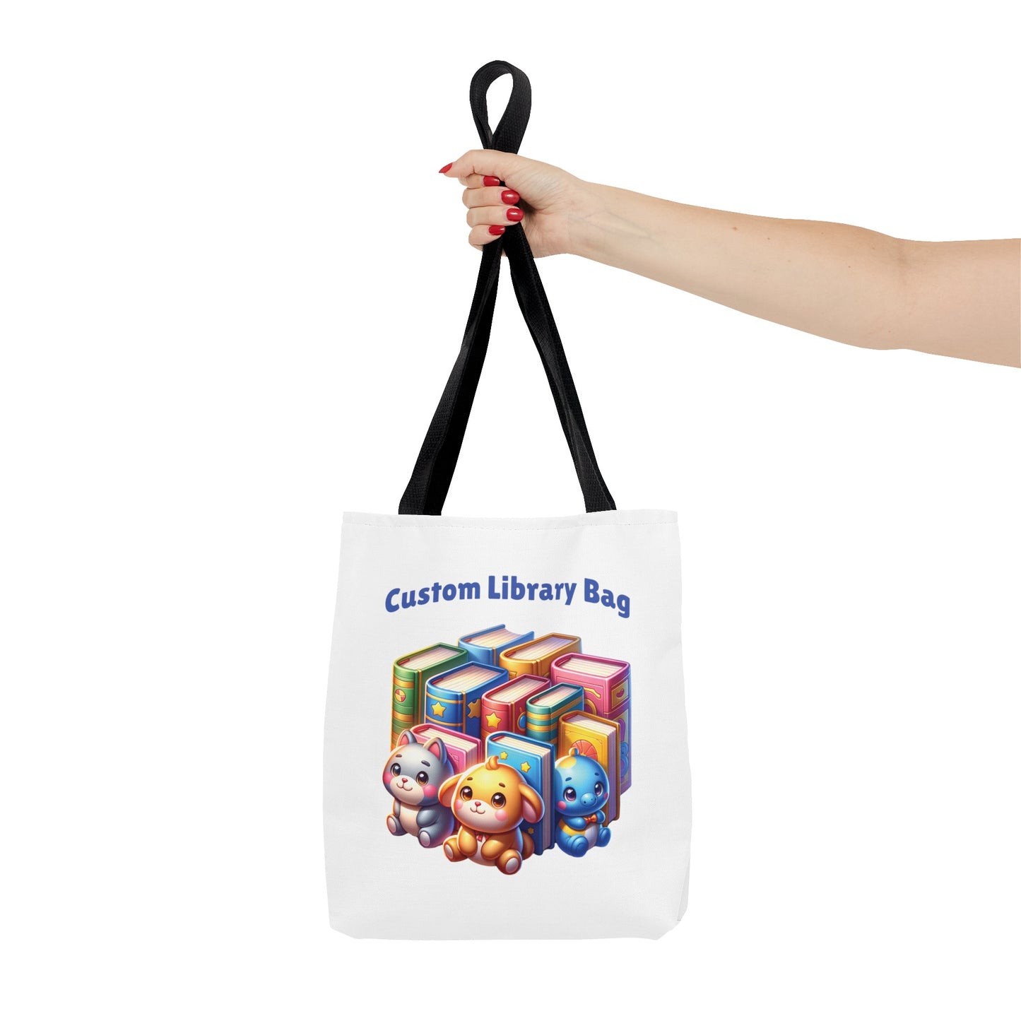 Personalized Library Bag - Blue