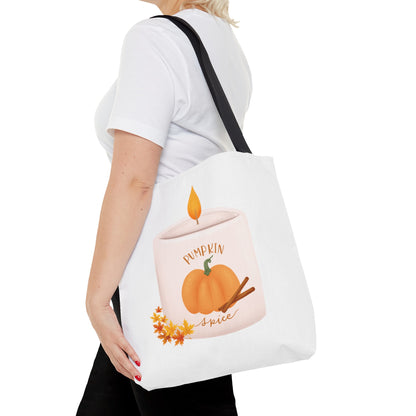 Pumpkin Spice Candle Tote Bag