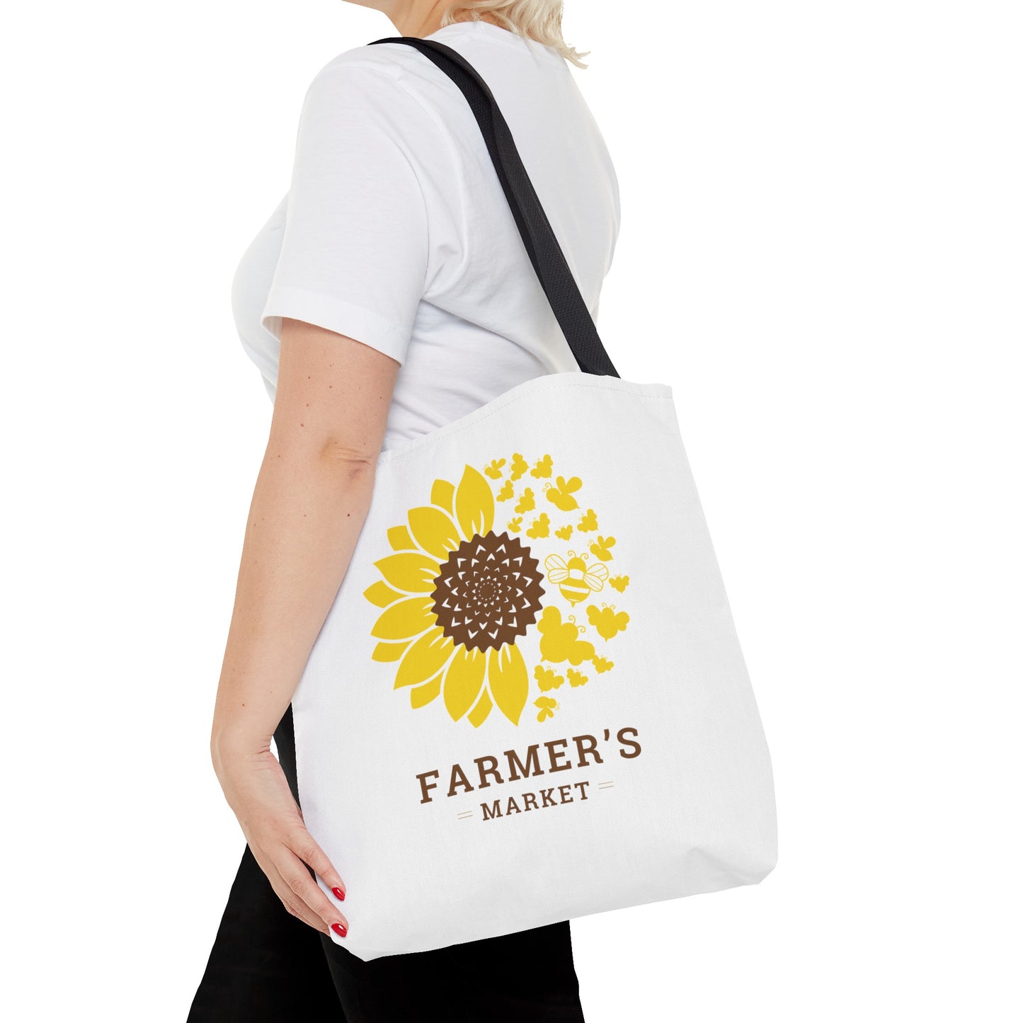 Farmer's Market Sunflower Tote Bag