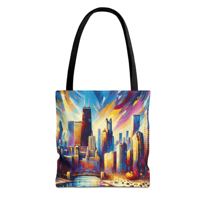 Chicago Skyline Tote Bag