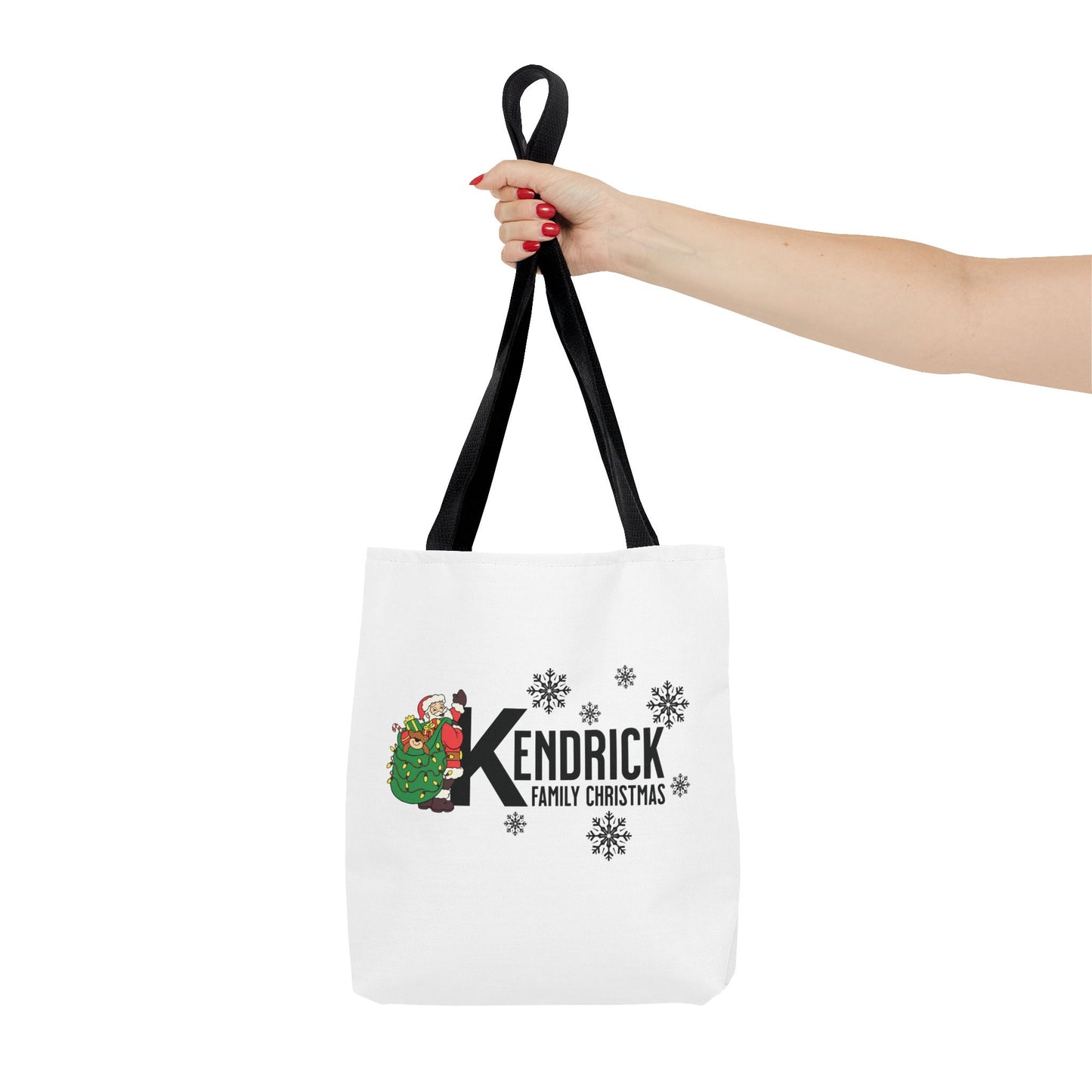 Personalized Christmas Santa Tote Bag