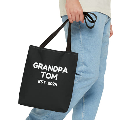 Personalized Grandpa 2024 Tote Bag