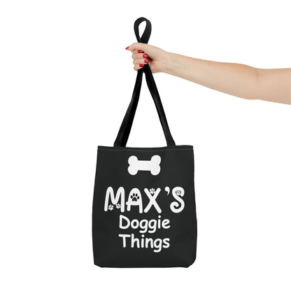 Personalized Doggie Things Tote Bag