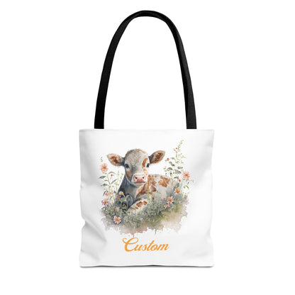 Personalized Nursery Cow Bag