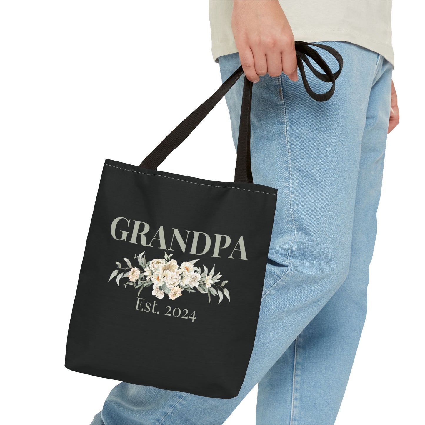 Grandpa Established 2024 Tote Bag